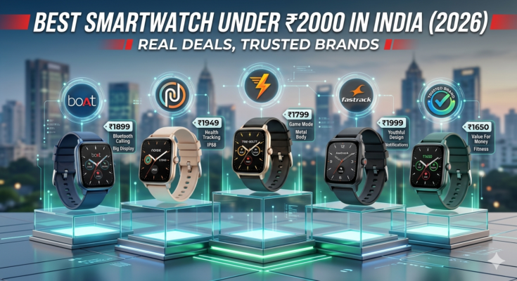 Best Smartwatch Under ₹2000 in India (2026) — Real Deals, Trusted Brands